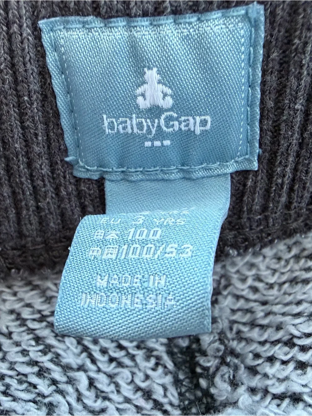 babyGap Toddler 18-24M Gray Marled Knit Pull-On Sweatpants